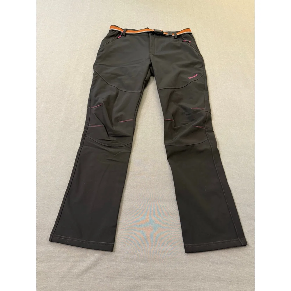 Women's Fleece Lined Snow/Ski Pants w/Belt NWOTs XL